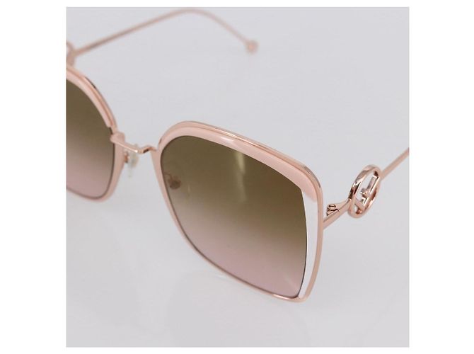 Gafas de sol FENDI de plástico Rosa Auth bs30356 - vista 7