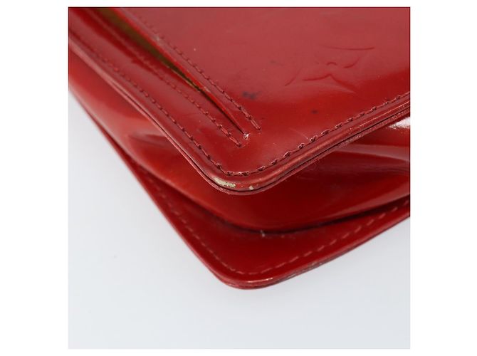 LOUIS VUITTON Bolsa Accesorio Motto Monogram Vernis Roja M91137 LV Auth gh1058 - vista 14