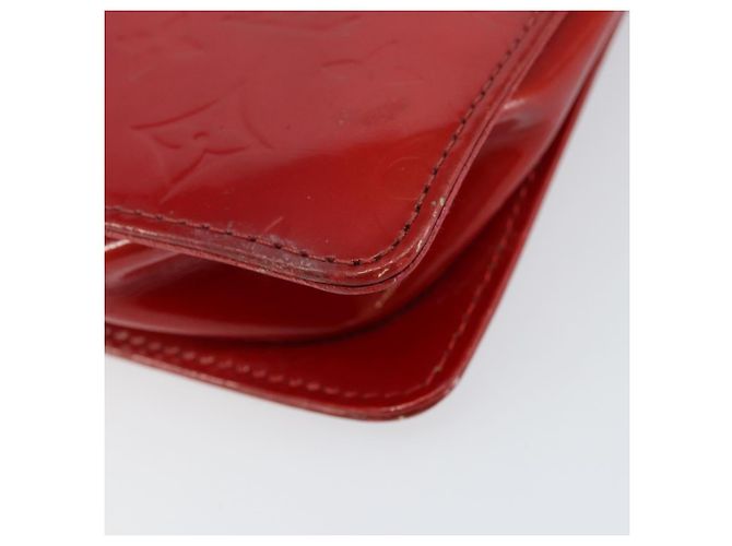 LOUIS VUITTON Bolsa Accesorio Motto Monogram Vernis Roja M91137 LV Auth gh1058 - vista 15