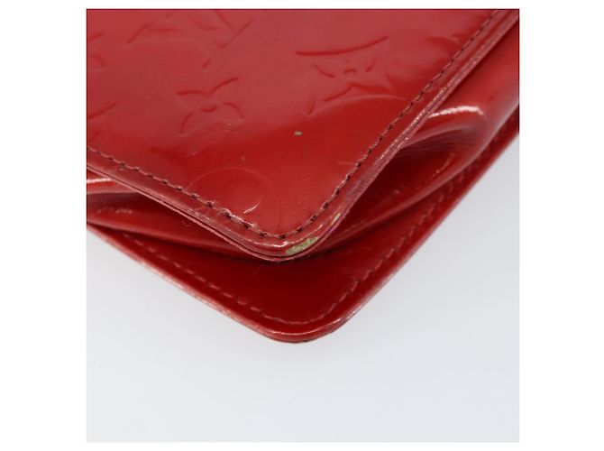 LOUIS VUITTON Bolsa Accesorio Motto Monogram Vernis Roja M91137 LV Auth gh1058 - vista 16