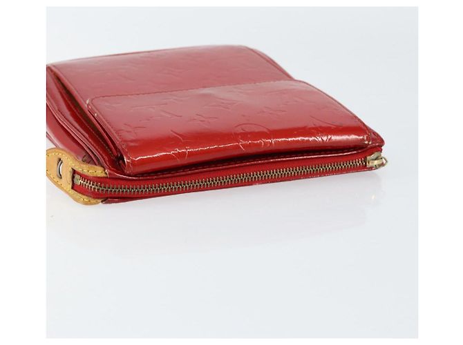 LOUIS VUITTON Bolsa Accesorio Motto Monogram Vernis Roja M91137 LV Auth gh1058 - vista 5
