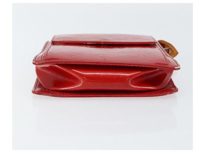LOUIS VUITTON Bolsa Accesorio Motto Monogram Vernis Roja M91137 LV Auth gh1058 - vista 6