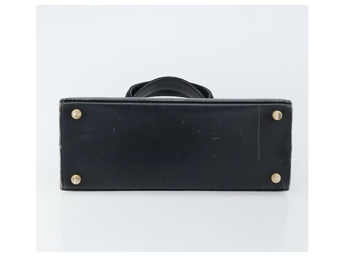Borsa a mano Vala in pelle blu navy e oro di Salvatore Ferragamo Auth gh1106 D'oro - vista 5
