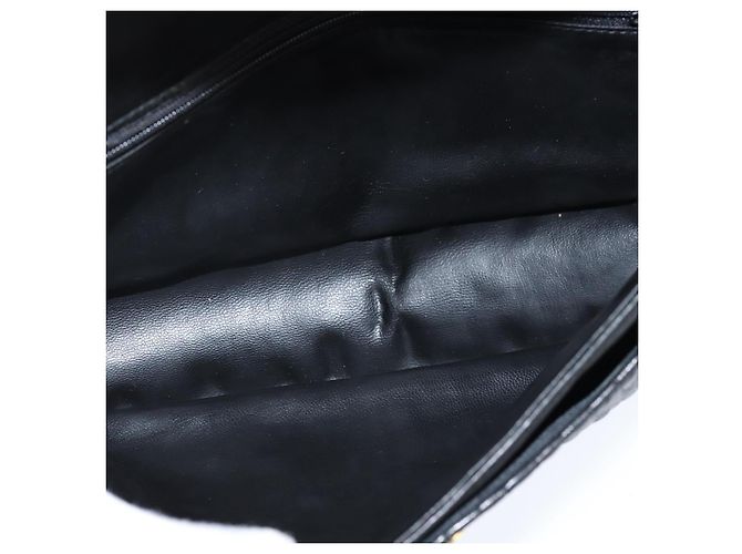 BALLY Borsa a Spalla con Catena Pelle Nera Oro Auth BA7302 Nero D'oro - vista 11