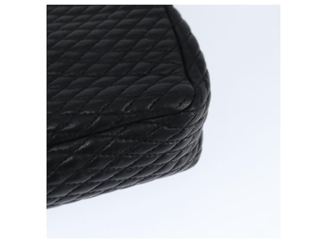 BALLY Borsa a Spalla con Catena Pelle Nera Oro Auth BA7302 Nero D'oro - vista 16