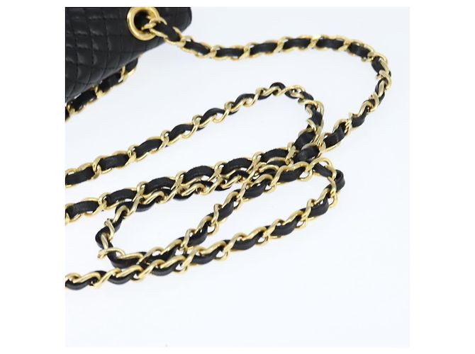 BALLY Borsa a Spalla con Catena Pelle Nera Oro Auth BA7302 Nero D'oro - vista 7