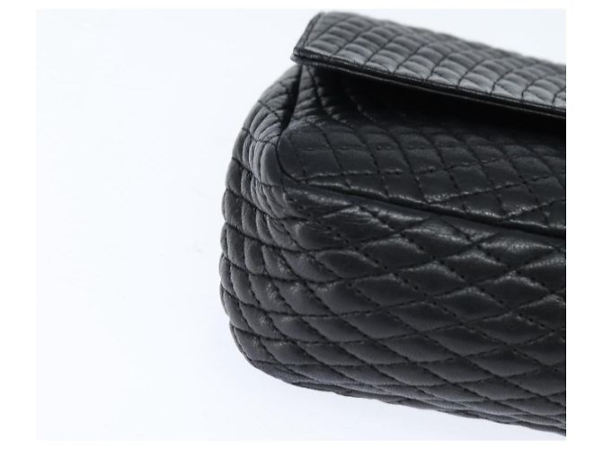 BALLY Borsa a Spalla con Catena Pelle Nera Oro Auth BA7302 Nero D'oro - vista 9