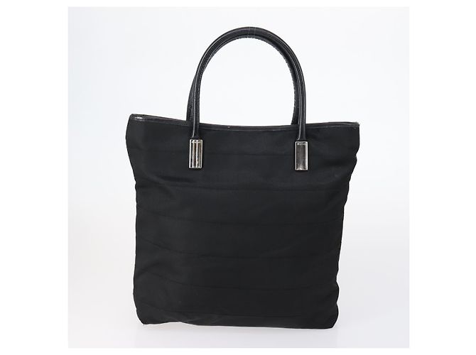 Borsa Tote GUCCI in suede, tela e nylon 4 pezzi Nero Avorio Auth bs30282 Crudo - vista 14