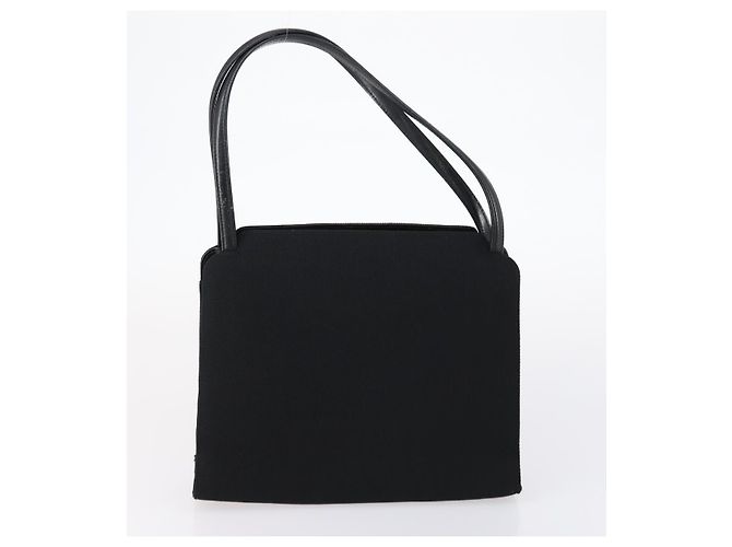 Borsa Tote GUCCI in suede, tela e nylon 4 pezzi Nero Avorio Auth bs30282 Crudo - vista 21