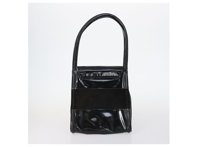 Borsa Tote GUCCI in suede, tela e nylon 4 pezzi Nero Avorio Auth bs30282 Crudo - vista 3