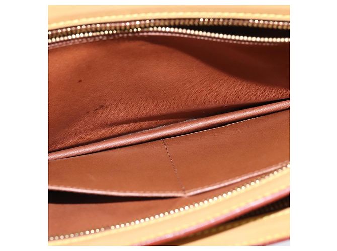 LOUIS VUITTON Borsa a Spalla Epi Angian Beige M52116 LV Auth BA7220 - vista 10