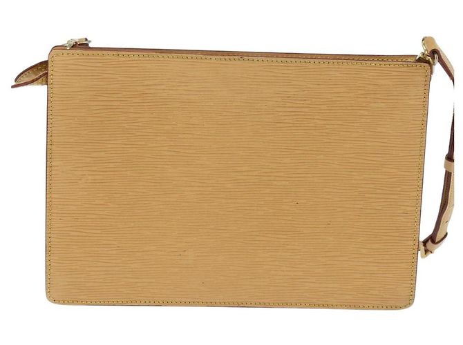 LOUIS VUITTON Borsa a Spalla Epi Angian Beige M52116 LV Auth BA7220 - vista 2