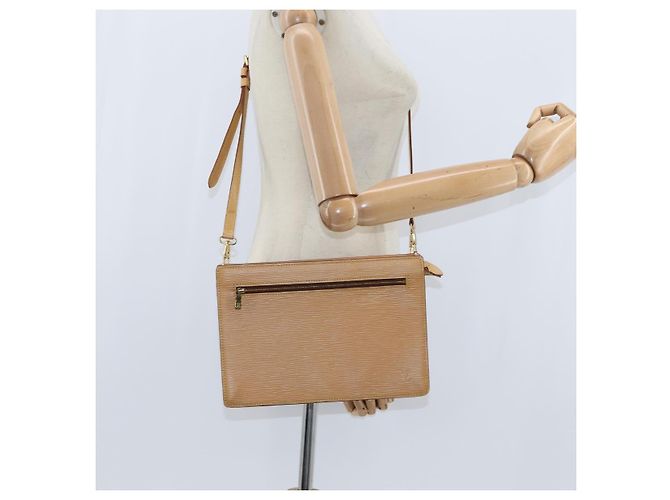 LOUIS VUITTON Borsa a Spalla Epi Angian Beige M52116 LV Auth BA7220 - vista 23
