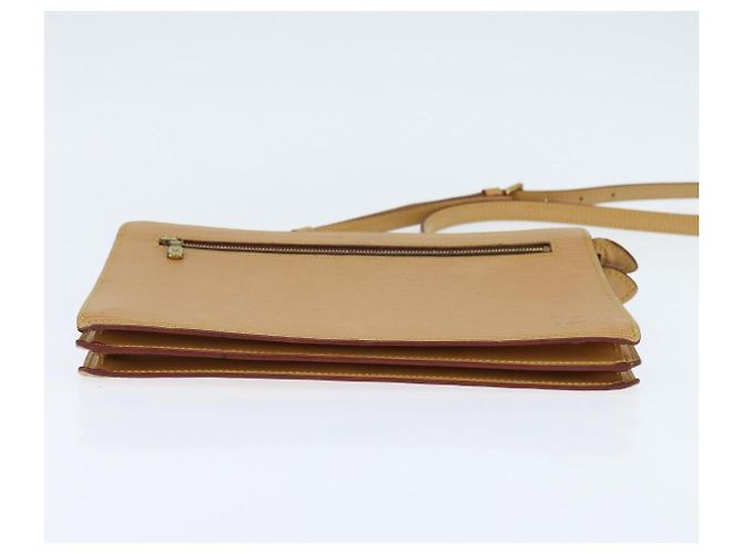 LOUIS VUITTON Borsa a Spalla Epi Angian Beige M52116 LV Auth BA7220 - vista 5