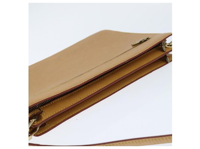 LOUIS VUITTON Borsa a Spalla Epi Angian Beige M52116 LV Auth BA7220 - vista 6