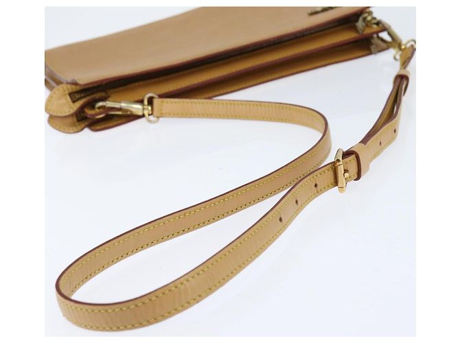 LOUIS VUITTON Borsa a Spalla Epi Angian Beige M52116 LV Auth BA7220 - vista 7