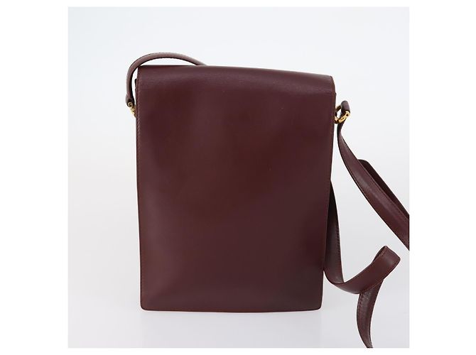 Cartier Borsa a spalla Must Line in pelle 2Set Bordeaux Auth bs30274 Bordò - vista 3