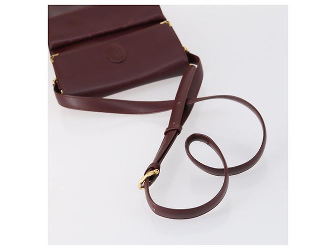 Cartier Borsa a spalla Must Line in pelle 2Set Bordeaux Auth bs30274 Bordò - vista 5