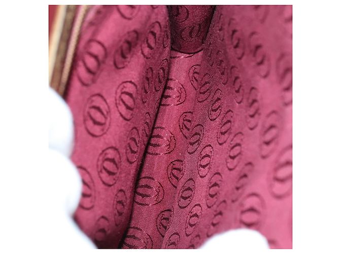 Cartier Borsa a spalla Must Line in pelle 2Set Bordeaux Auth bs30274 Bordò - vista 9