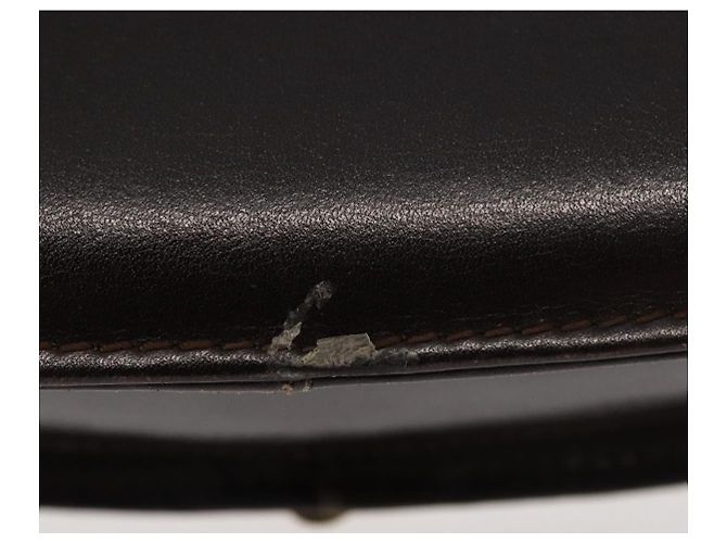 Borsa a Spalla in Pelle Marrone Gucci Oro Auth fm4925 D'oro - vista 4