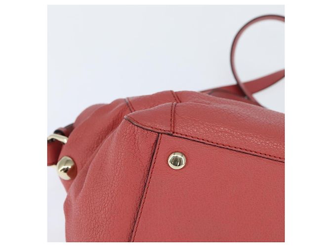 Chloé Borsa a Mano in Pelle Chloe Bridget 2 in 1 Rosa Oro Auth BA7368 D'oro - vista 12