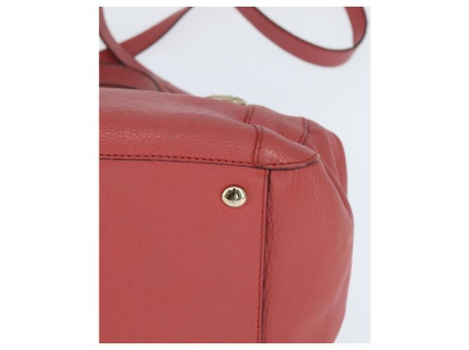 Chloé Borsa a Mano in Pelle Chloe Bridget 2 in 1 Rosa Oro Auth BA7368 D'oro - vista 13