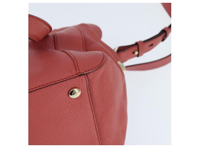 Chloé Borsa a Mano in Pelle Chloe Bridget 2 in 1 Rosa Oro Auth BA7368 D'oro - vista 15