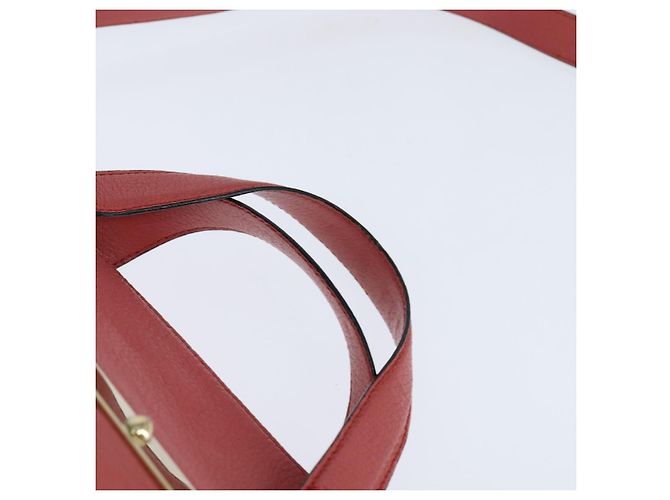 Chloé Borsa a Mano in Pelle Chloe Bridget 2 in 1 Rosa Oro Auth BA7368 D'oro - vista 8