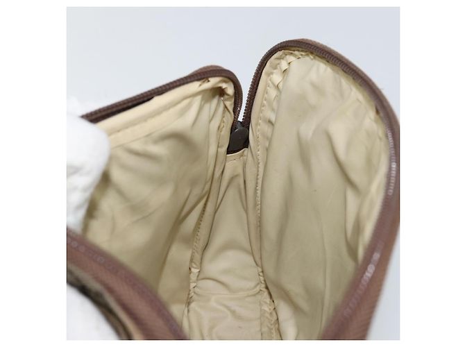Borsa a Spalla GUCCI GG Plus Supreme in Pelle PVC Beige Oro Auth BA6237 D'oro - vista 19