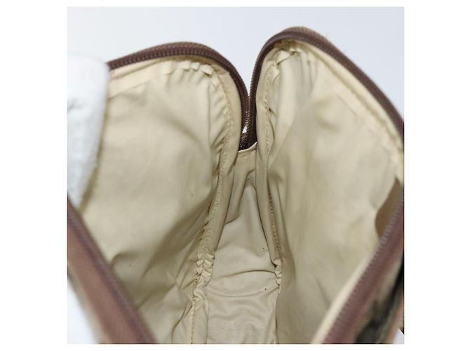 Borsa a Spalla GUCCI GG Plus Supreme in Pelle PVC Beige Oro Auth BA6237 D'oro - vista 20