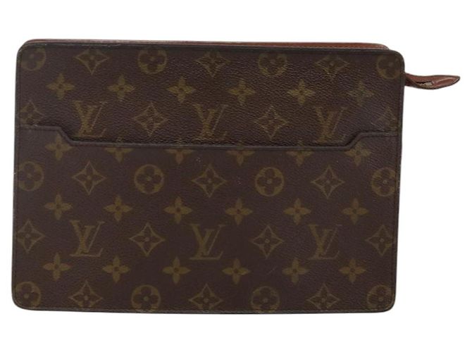 LOUIS VUITTON Pochette Uomo Monogram Borsa a Mano M51795 LV Auth th6341 Monogramma - vista 13