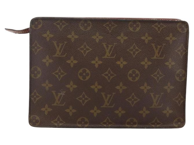 LOUIS VUITTON Pochette Uomo Monogram Borsa a Mano M51795 LV Auth th6341 Monogramma - vista 2