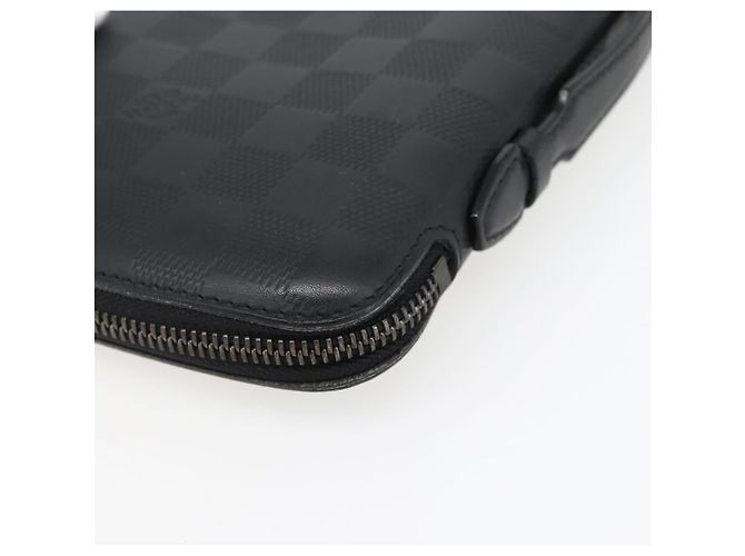 LOUIS VUITTON Organizer Damier Infini Borsa Atholl Nera N41382 LV Auth BA6356 Nero - vista 15