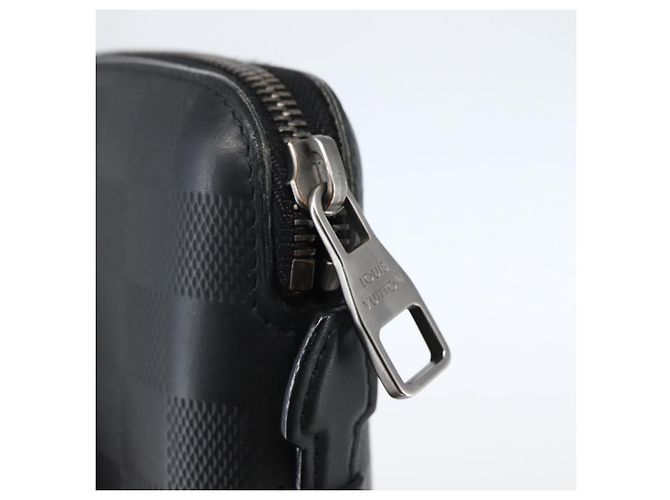 LOUIS VUITTON Organizer Damier Infini Borsa Atholl Nera N41382 LV Auth BA6356 Nero - vista 17