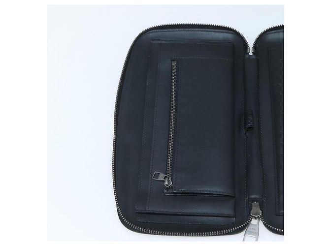 LOUIS VUITTON Organizer Damier Infini Borsa Atholl Nera N41382 LV Auth BA6356 Nero - vista 20
