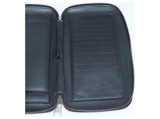 LOUIS VUITTON Organizer Damier Infini Borsa Atholl Nera N41382 LV Auth BA6356 Nero - vista 21