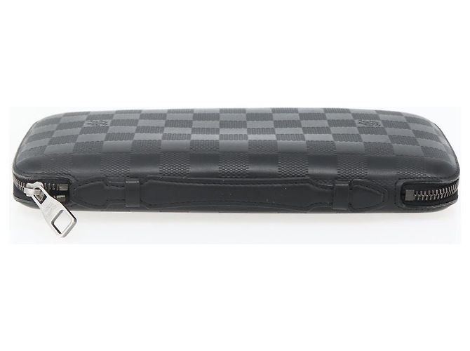 LOUIS VUITTON Organizer Damier Infini Borsa Atholl Nera N41382 LV Auth BA6356 Nero - vista 3