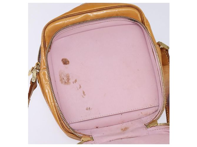 LOUIS VUITTON Bolsa Wooster Monogram Vernis Rosa Marshmallow M91037 Auth bs29675 - vista 10