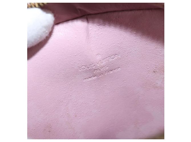LOUIS VUITTON Bolsa Wooster Monogram Vernis Rosa Marshmallow M91037 Auth bs29675 - vista 19