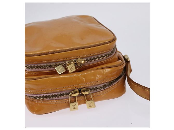 LOUIS VUITTON Bolsa Wooster Monogram Vernis Rosa Marshmallow M91037 Auth bs29675 - vista 6