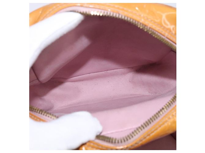 LOUIS VUITTON Bolsa Wooster Monogram Vernis Rosa Marshmallow M91037 Auth bs29675 - vista 9