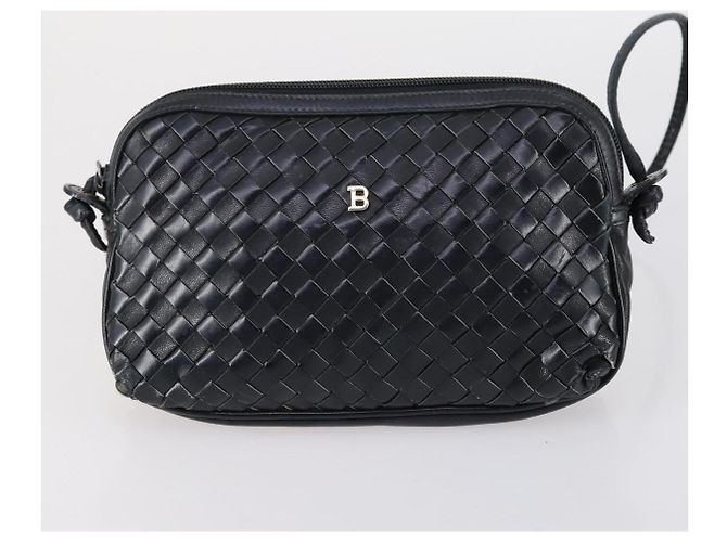 BALLY Borsa a Spalla in Pelle 3 Pezzi Marrone Nero Bordeaux Auth BA4812 Bordò - vista 10