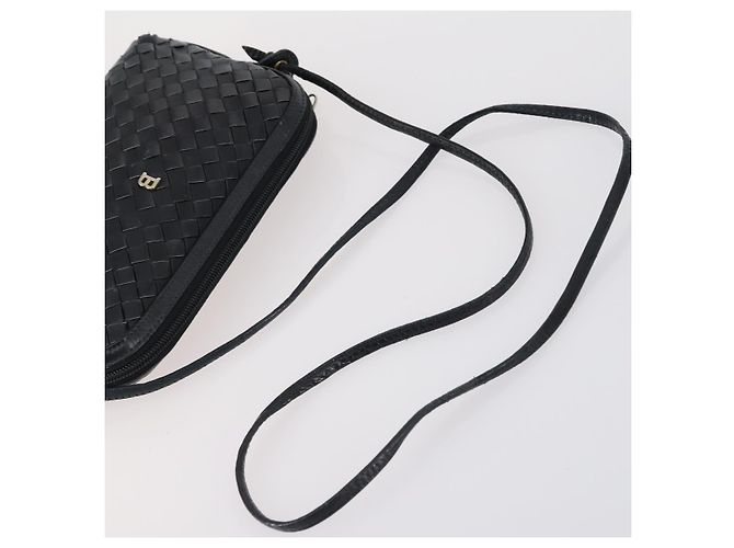 BALLY Borsa a Spalla in Pelle 3 Pezzi Marrone Nero Bordeaux Auth BA4812 Bordò - vista 13