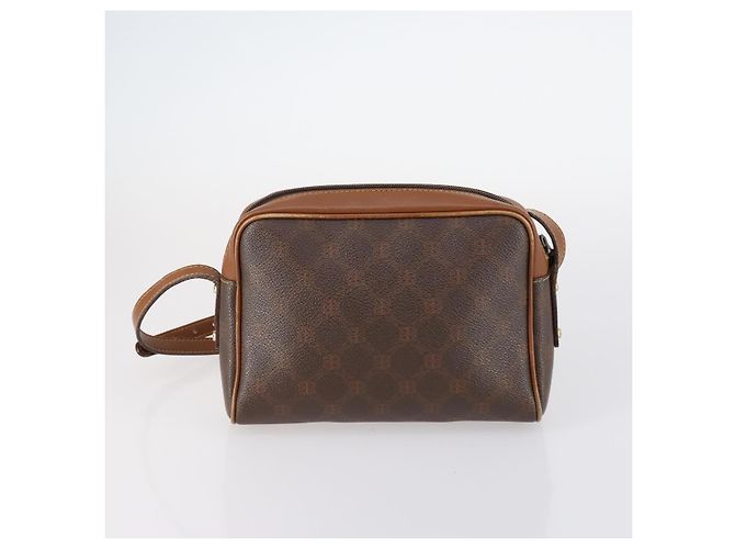 BALLY Borsa a Spalla in Pelle 3 Pezzi Marrone Nero Bordeaux Auth BA4812 Bordò - vista 18