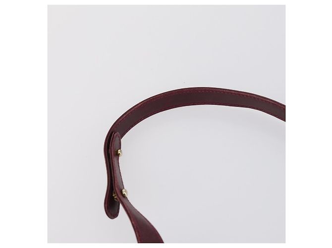 BALLY Borsa a Spalla in Pelle 3 Pezzi Marrone Nero Bordeaux Auth BA4812 Bordò - vista 6