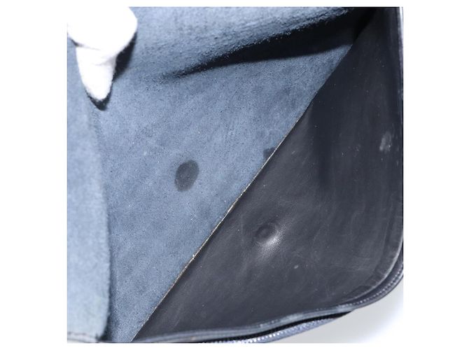 Borsa a mano Christian Dior in pelle nera e oro Auth 143761 Nero D'oro - vista 11