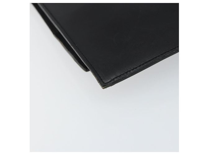 Borsa a mano Christian Dior in pelle nera e oro Auth 143761 Nero D'oro - vista 16