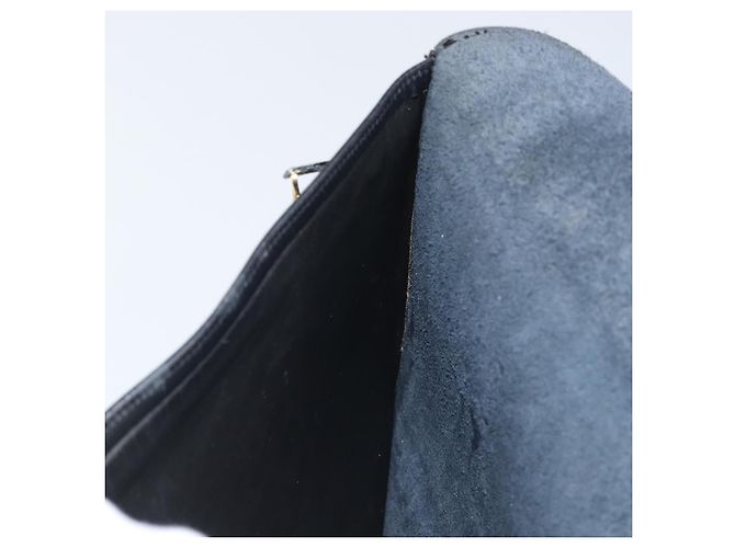 Borsa a mano Christian Dior in pelle nera e oro Auth 143761 Nero D'oro - vista 18