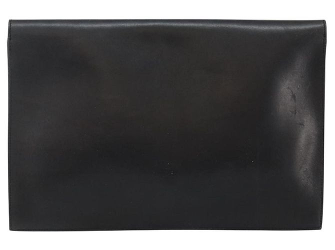 Borsa a mano Christian Dior in pelle nera e oro Auth 143761 Nero D'oro - vista 2