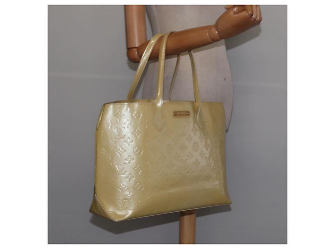 LOUIS VUITTON Borsa a Mano Monogram Vernis Wilshire MM Broncorail M91441 Auth 143123 - vista 21